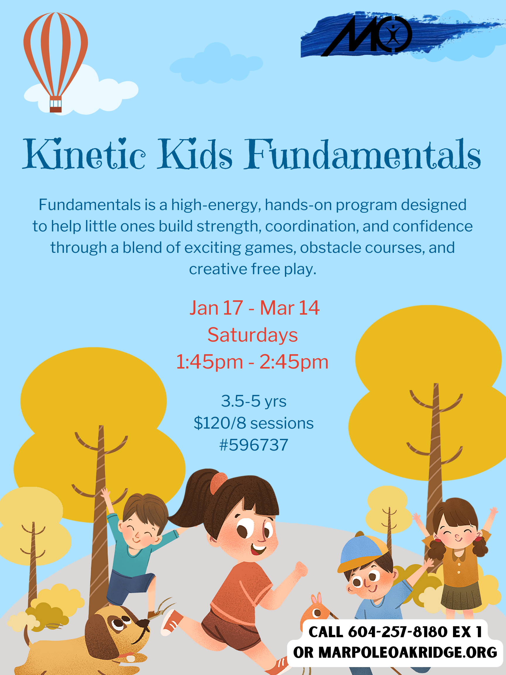 Kinetic Kids Fundamentals (3-5 yrs)